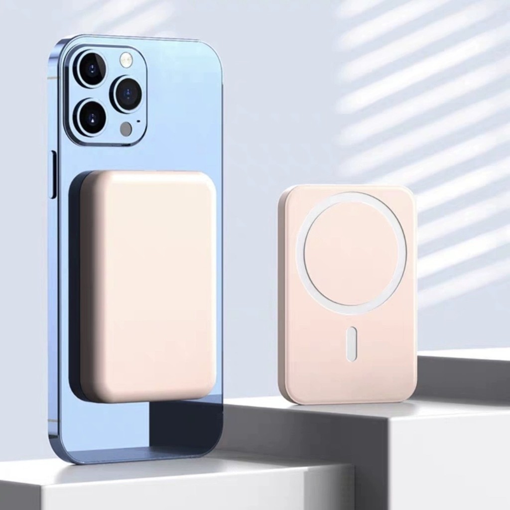 Bateria Portátil Powerbank Indução Para iPhone ming