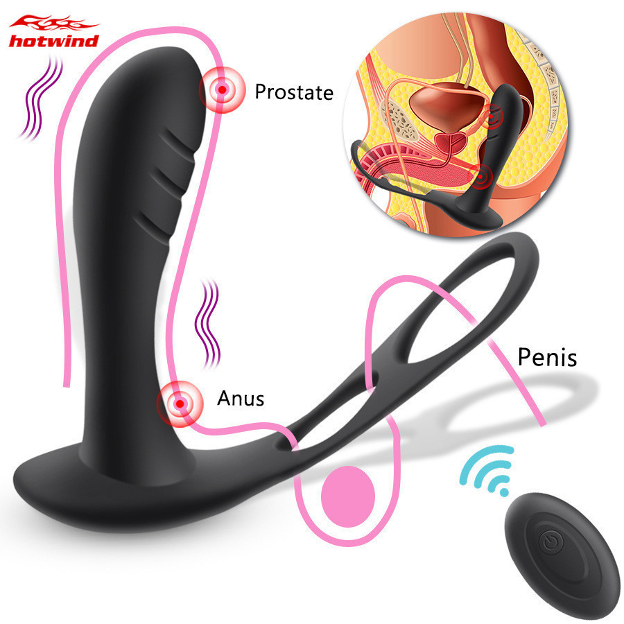 Vibrador De Anel De Massagem Da Próstata Masculina Fechadura De Esperma  Controle Remoto Sem Fio Plug Anal Estimular Loja De Brinquedos Sexuais Gay  | Shopee Brasil