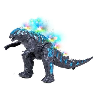 Godzilla Boneco Dinossauro Sons de Rugidos e Luz Azul Amarelo á Pilha ENVIO RAPIDO