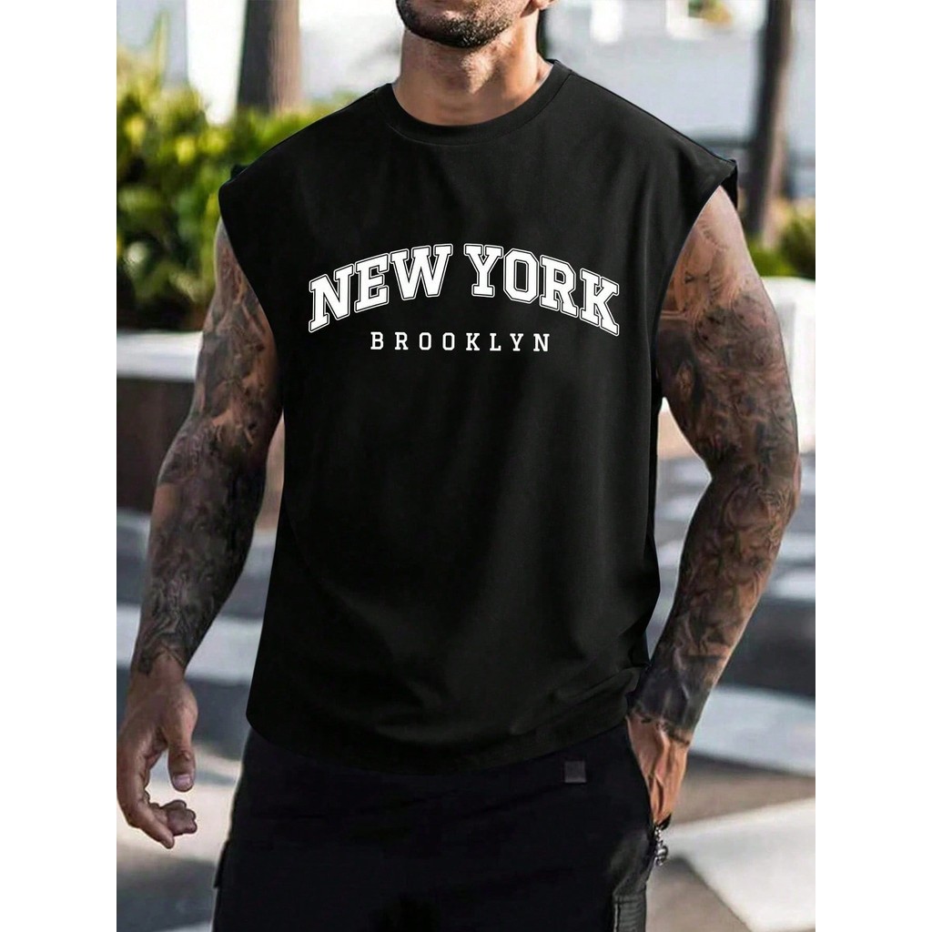 camiseta regata oversized grande streetwear new york