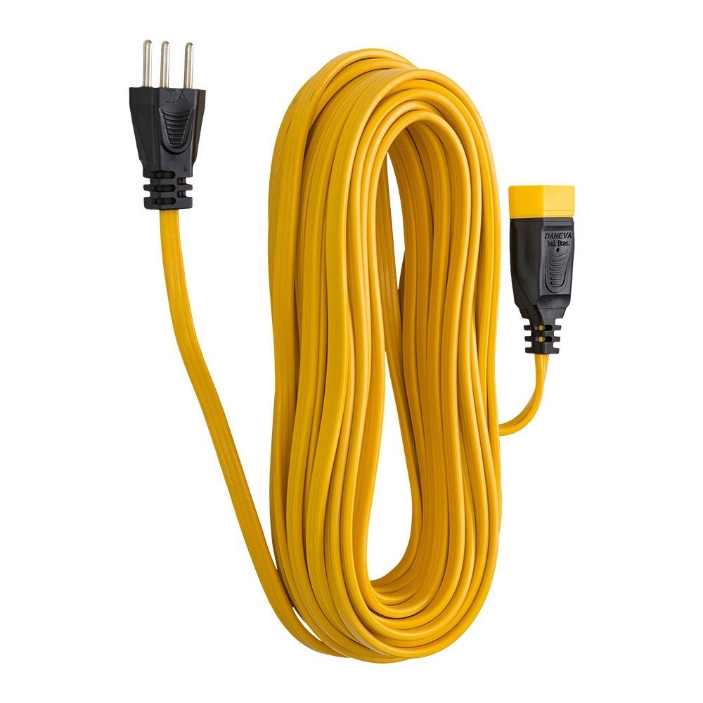 Extensão elétrica 15 metros 1 tomada 3 x 1,0 mm 10A 2P+T | Shopee Brasil