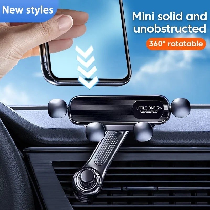 Suporte Veicular Carro Para Celular 360 ° Giratório Universal Multifuncional Ventilacao Ar JE-22