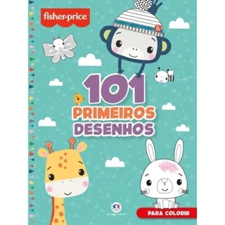 101 Primeiros Desenhos Para Colorir | Fischer Price em Oferta na Shopee