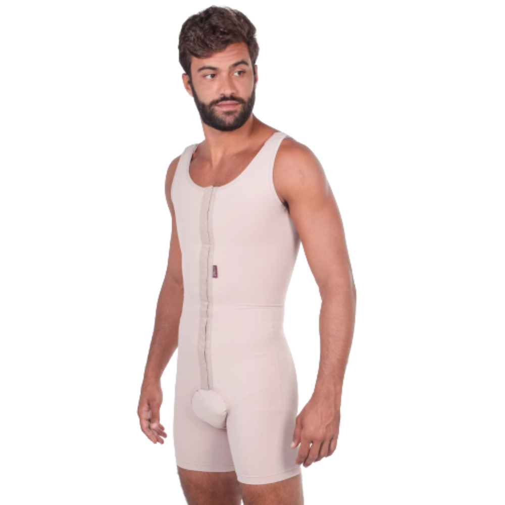 Cinta Modelador Pós Cirúrgico Masculino Abdominoplastia Ginecomastia ...