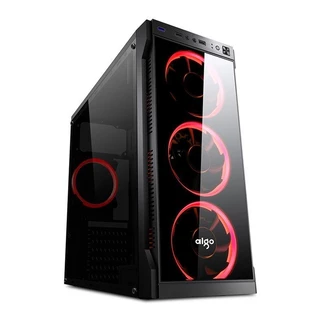 Gabinete Gamer Aigo Beyond 3 U3, Mid-Tower, Lateral Acrilico, Preto, BEYOND 3 U3
