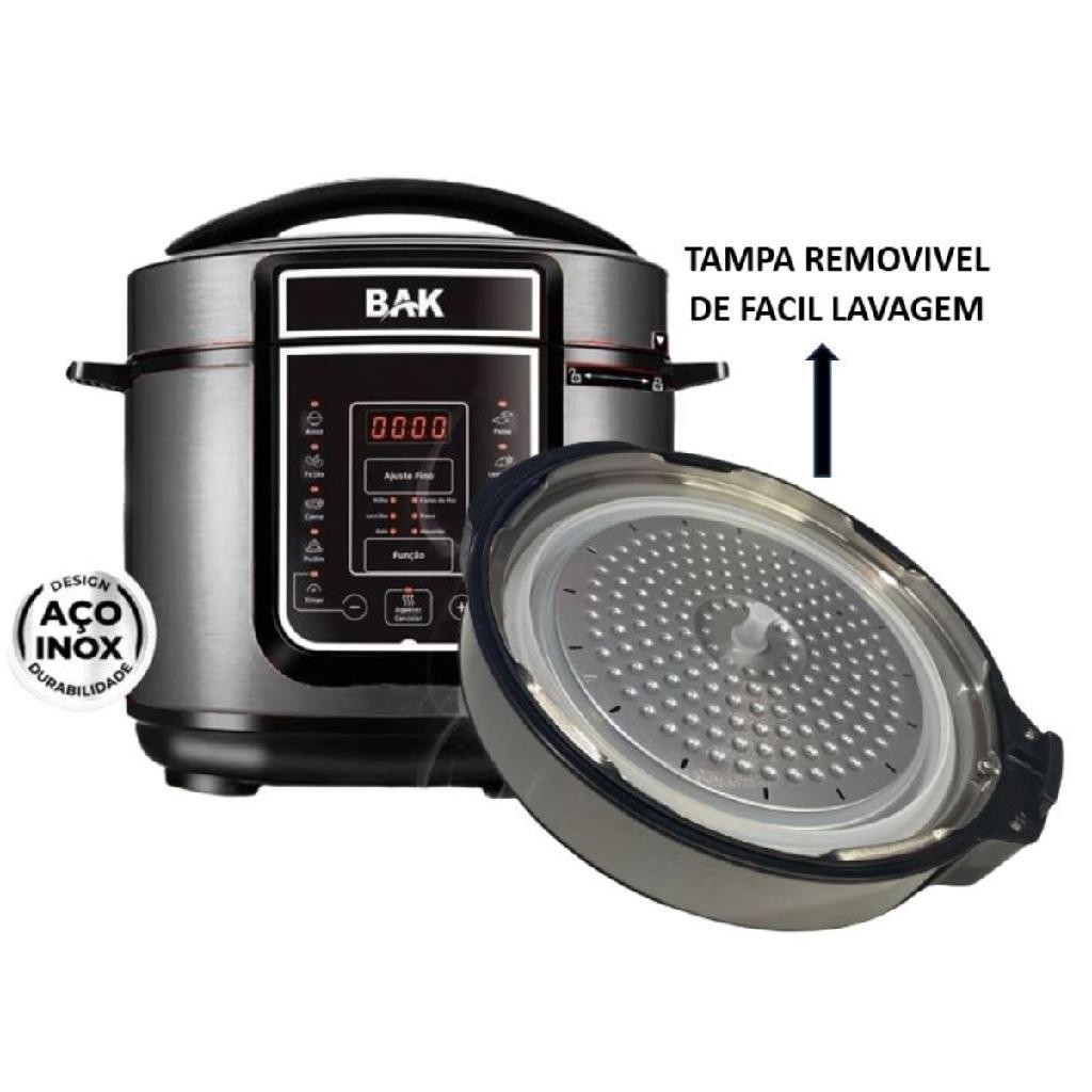 Panela De Arroz, Feijão Elétrica 110v 5 Litros Inox PRETA | Shopee Brasil