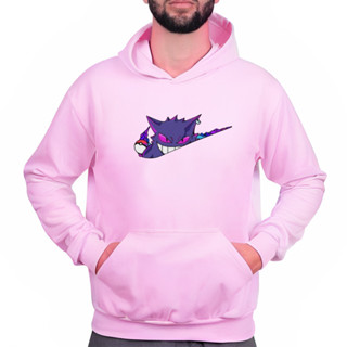 Moletom Flanelado Pokemon Ghost Gengar Casaco Blusa De Frio | Shopee Brasil