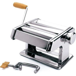 Máquina de Macarrão Massa Caseira Pastel Profissional Inox com Manivela 3 Tipos Bestfer BFH1679