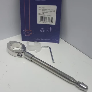 Antena Corta Pipa Atrox Guidao Retratil Cm65 (Cromada)