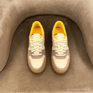 Novo modelo de promoção/Fendi/Costura de couro Sapatos masculinos de tênis veludo/casual/antiderrapante neutro para vestir