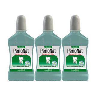 Kit 3 Und Perionat Solução Bucal Com Álcool 250ml em Oferta na Shopee