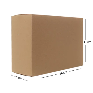 Kit 50 Caixas de papelão 16x6x11 pequena transporte sedex PAC correios e-commerce