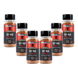 Kit 6 Un Dry Rub Original Cantagallo 120g