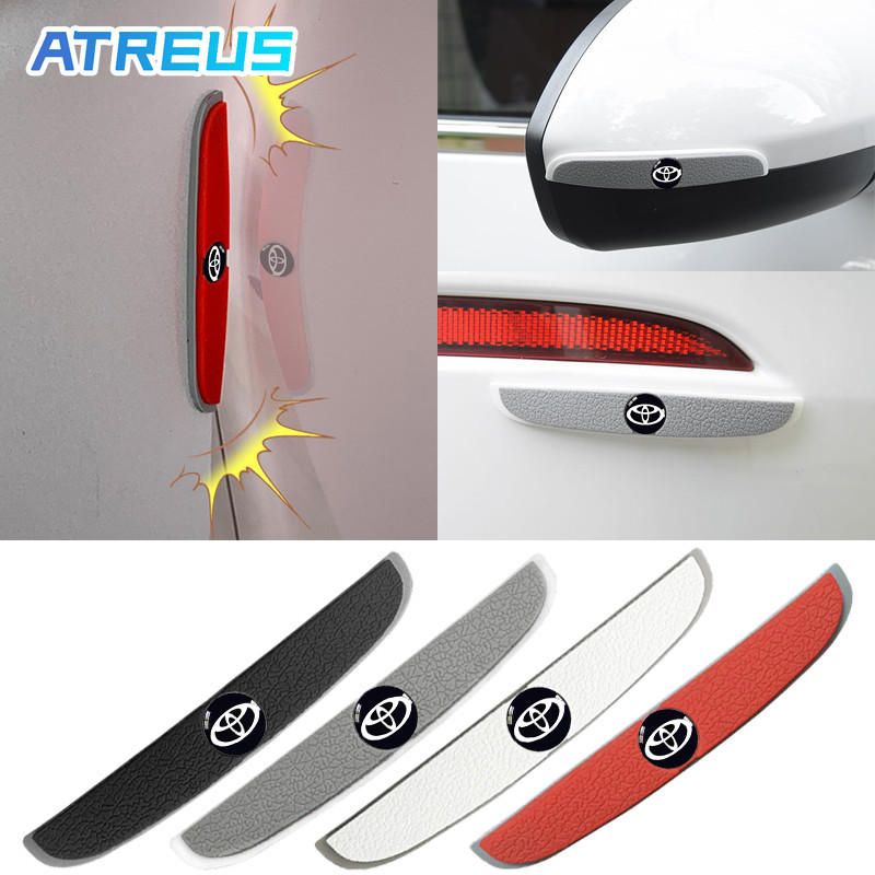 4 Peças Toyota Proteção De Porta De Carro Automóvel Borda De Porta Anticolisão Protetor À Prova De Riscos Para Toyota Corolla Cross Hilux Yaris Etios RAV4 Bandeirante