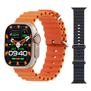 Relógio Smartwatch S8 Ultra Pulseira Laranja