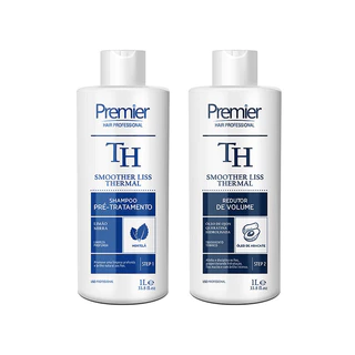 Kit Escova Progressiva Smoother Liss Thermal 2x1L