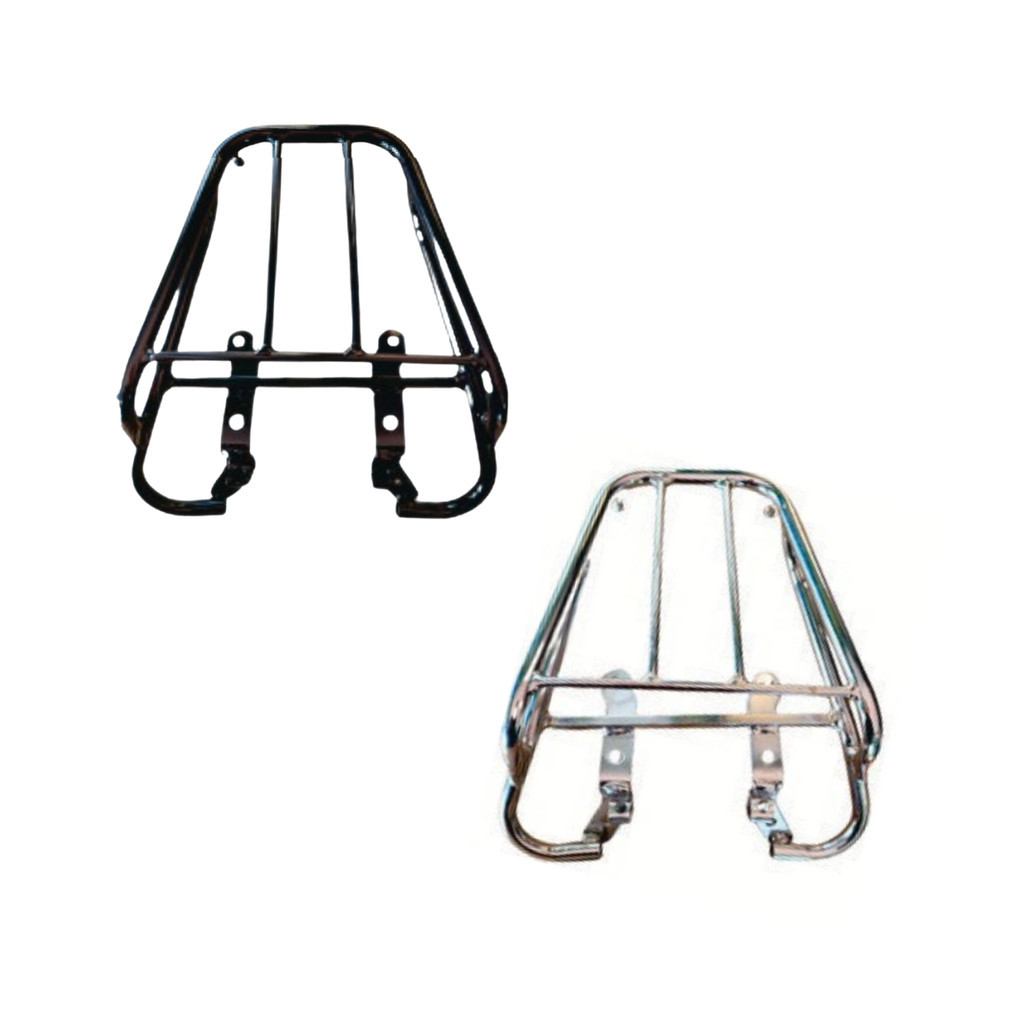 Bagageiro Titan 125 cromado preto 95 96 97 98 99