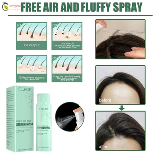 Spray Volumizante Para Cabelos Sem Lavagem Fofo Não Colante Espessante