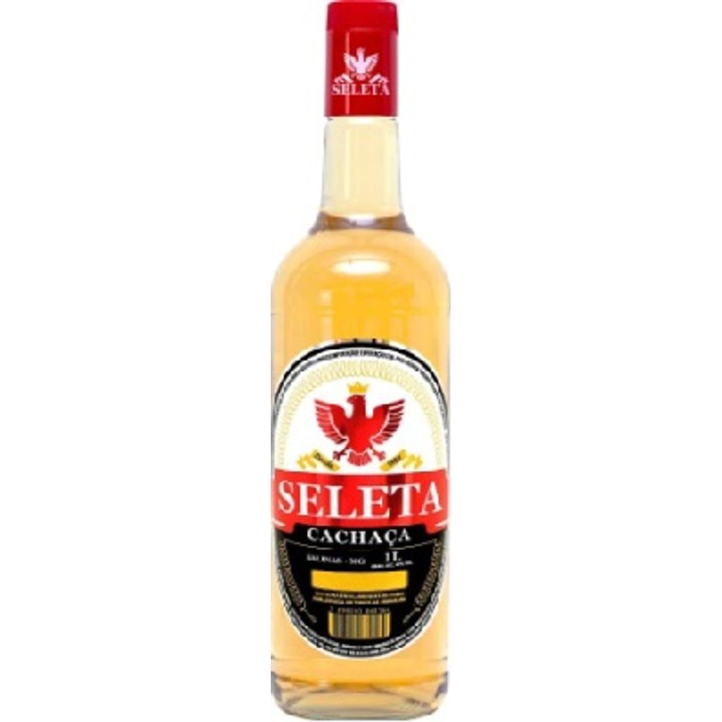 Cachaca Seleta Ouro Litro 1000ml | Shopee Brasil