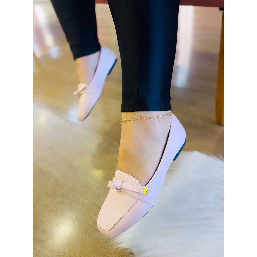 MOCASSIM LUXO LAÇO NÓ CORES VARIADAS | Shopee Brasil