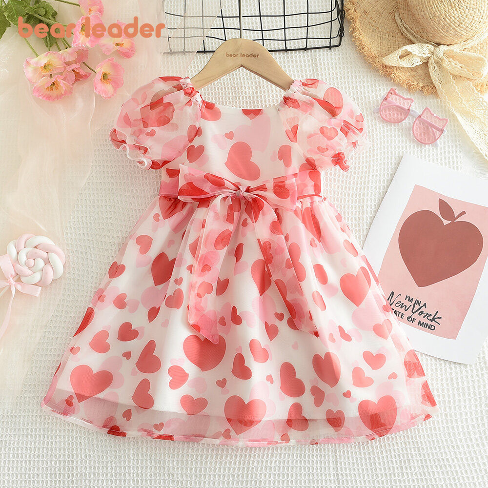 L\u00edder Do Urso Vestido De Crian\u00e7a Menina Princesa Ver\u00e3o Novo Amor ...