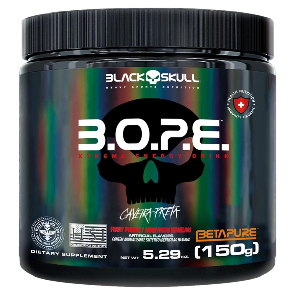 Bope Black Skull Punch Frutas Vermelhas 150G