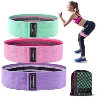 Kit 3 Faixas Elásticas Para Treino de Exercício Super Bands Academia Extensor Hip Bands