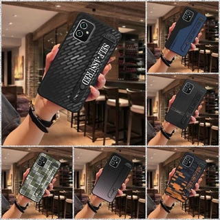 Durable Lanyard Phone Case For Asus Zenfone 8/ZS590KS/2A007EU Kickstand Wrist Strap Soft case protective ring personality