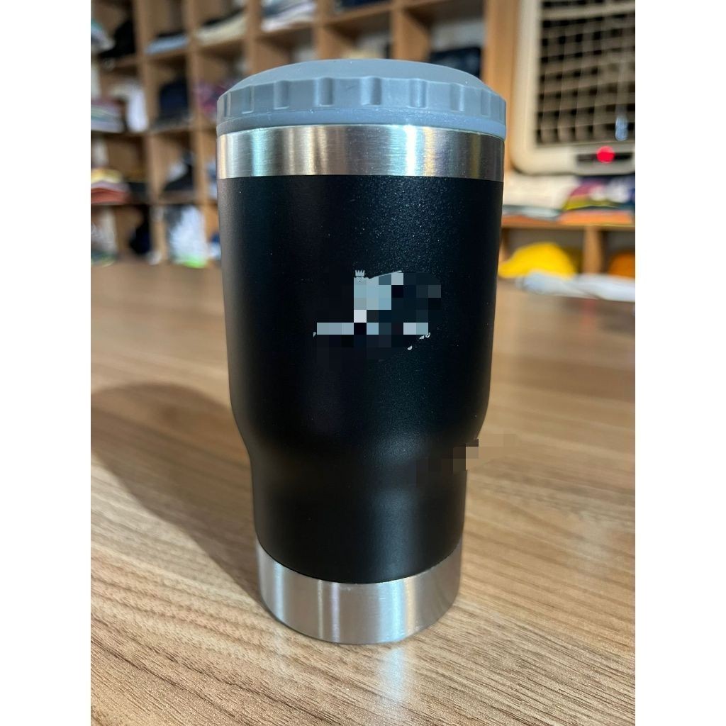 Copo Térmico 420 ML PORTA LONG NECK Aço Inox Com Tampa Palitinho, Para Cerveja Gelada Café Chá Chopp