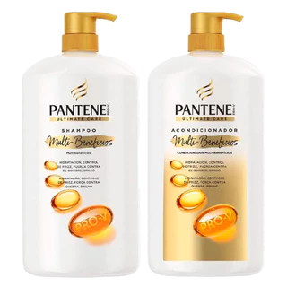 Kit Shampoo e Condicionador Pantene Ultimate Care Multibenefícios 1 Litro