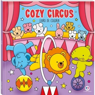 Livro Comfy & cozy books Cozy Circus | Para Colorir em Oferta na Shopee