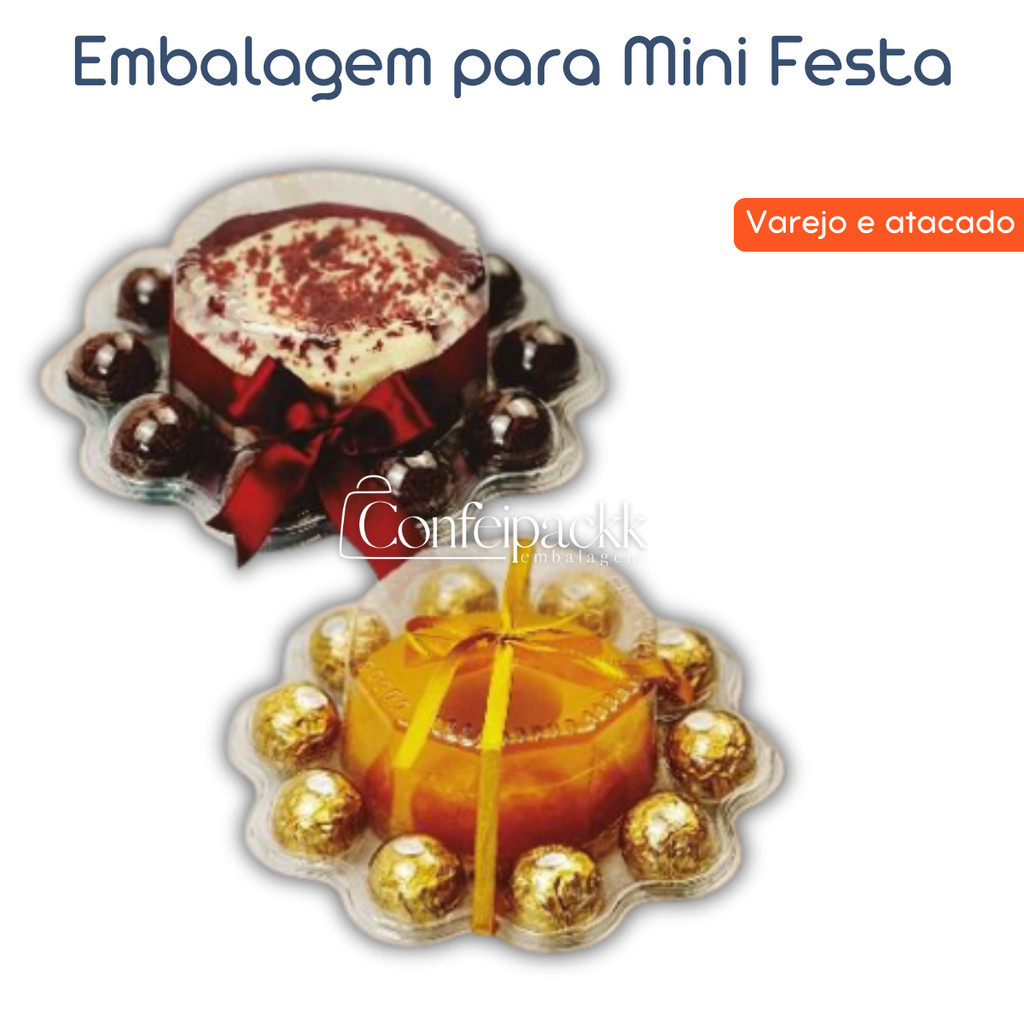 Embalagem para Mini Festa Cristal - Flip Festas