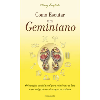 Como escutar um geminiano orientações da Vida real para Relacionarse bem e ser amigo do Terceiro signo do Zodíaco em Oferta na Shopee