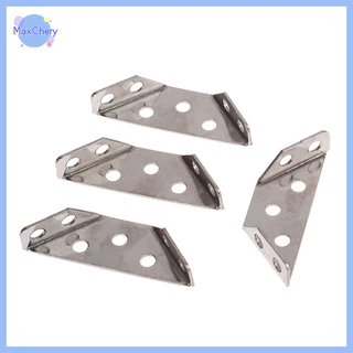 MCHY > 10pcs Conector Universal De Canto Para Móveis De Aço Inoxidável Prateleira Madeira Nova