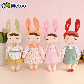 Metoo Angela Pastoral Coelho Princesa Peluche Abraço Boneca , Presentes De Aniversário Kawaii Bunny Toy
