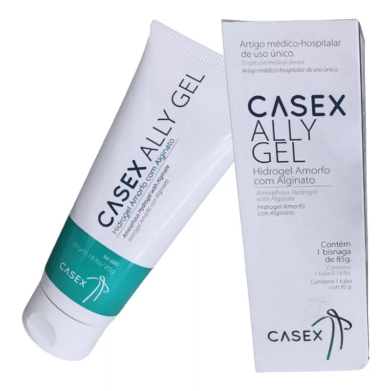 HIDROGEL CASEX ALLY GEL AMORFO COM ALGINATO 85G | Shopee Brasil