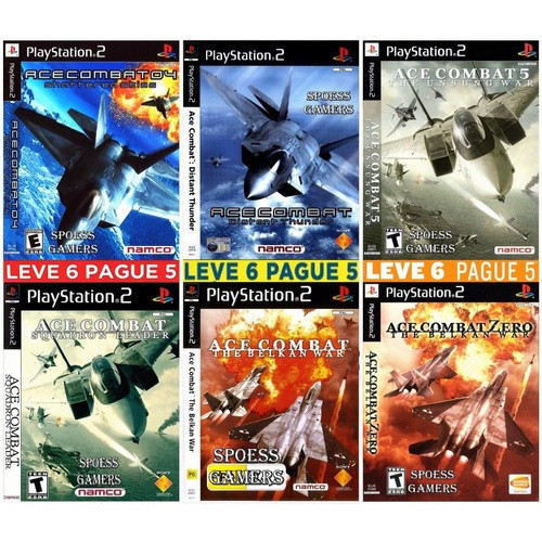 Ace Combat Collection (6 Jogos) Ps2 Desbloqueado Patchs ps2ps2 | Shopee ...