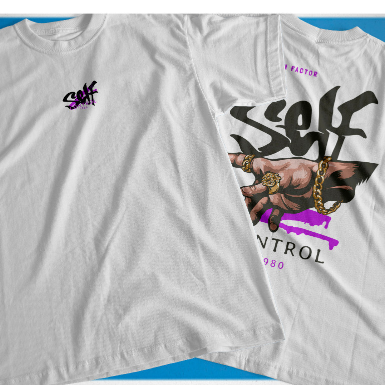 Camiseta Self Control 1980 Street Wear Style Premium