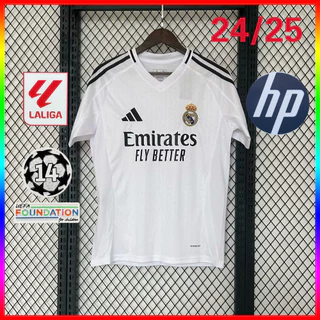 Camisa Branca De Futebol Masculino (Homens) (HM) 9MTS Da Equipe Real Madrid 24/25 I