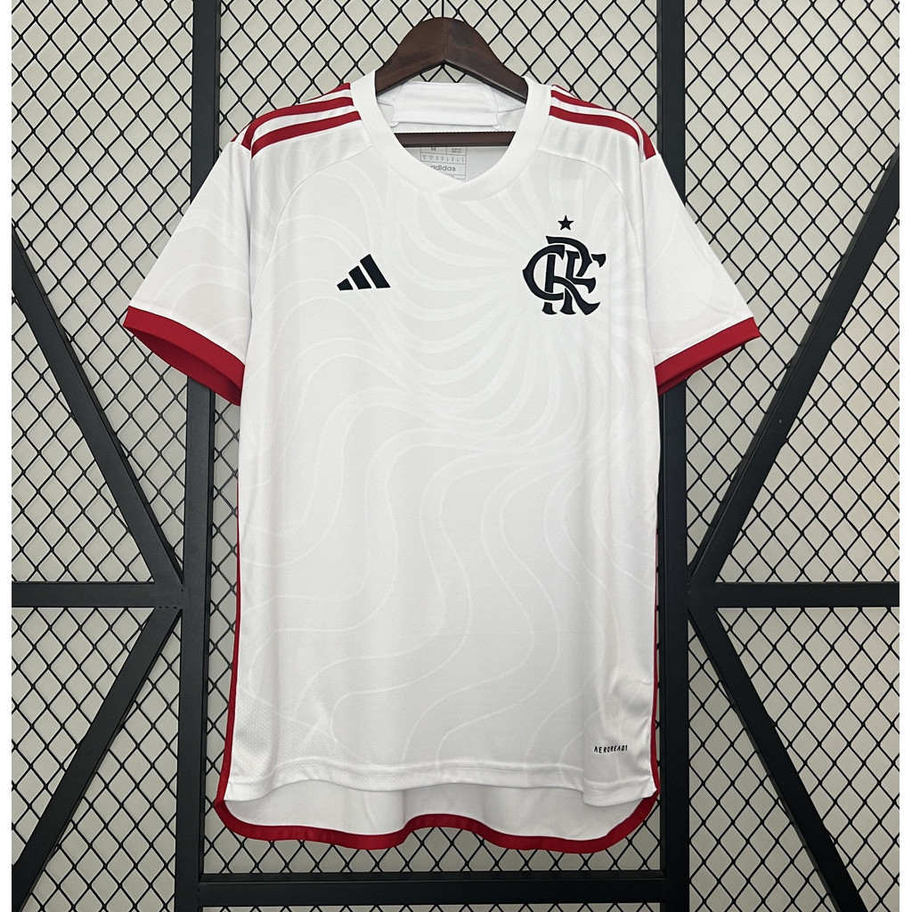 [S-4XL] 24-25 Camisa de futebol branca fora AWAY II