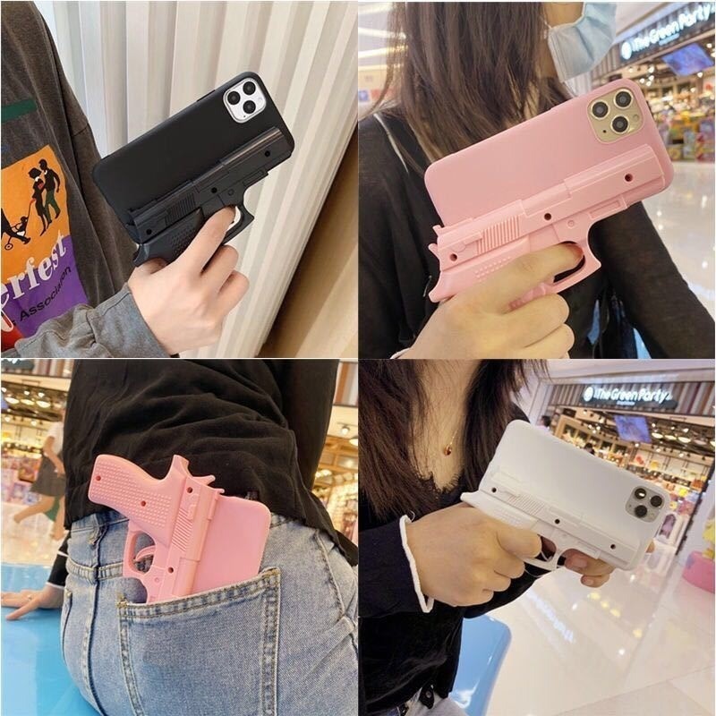 Adequado para Xiaomi Redmi Note105G Redmi Note10T5G Redmi Note12PRO4G Xiaomi 10Tlite5G /Xiaomi 10i 12T Estojo de telefone tipo pistola engraçada