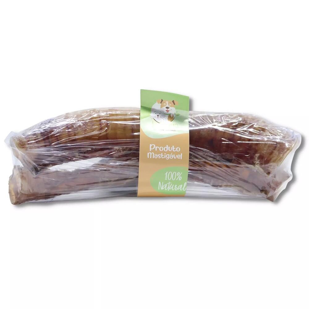 Tubão Traqueia Bovina Grande Mordedor Natural para Cães 2 unid - Pet Bem