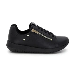 Tênis Feminino Usaflex AH1707 Conforto Casual com Zíper Lateral em Oferta na Shopee