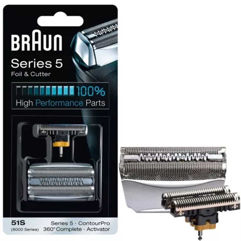 【驚きの値段で】 51S Foil Cutter Replacement Head Compatible with Braun 脱毛・除毛