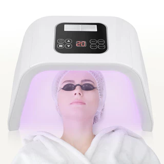 LED-Face-Tool, Máscara Facial De Terapia Com Luz, 7 Em 1 Equipamento De Beleza Para Cuidados A Pele Casa