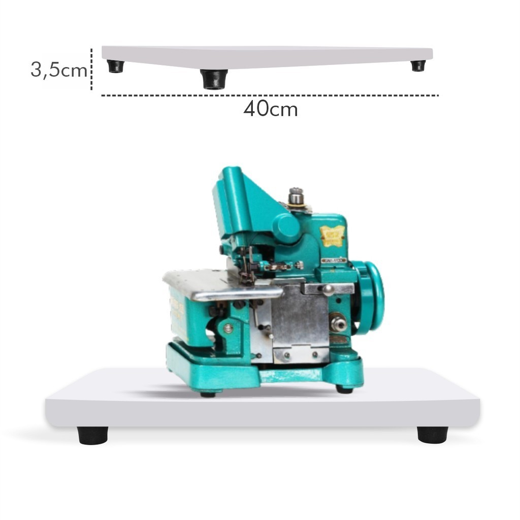 BASE DE APOIO SUPORTE MÁQUINA DE COSTURA OVERLOCK SEMI INDUSTRIAL