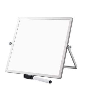 Lousa Magnética Quadro Branco Giratório Com Caneta 25x25