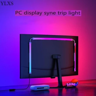 Fita De Luz De Sincronização De Tela De Computador RGB Immersion , USB 5V Dream Color PC Backlight Pickup Light For Games Room