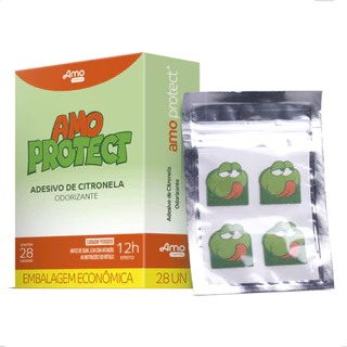 Adesivo Repelente Amo Protect Citronela 28und Xô Mosquito Contra Pernilongo Atoxico Babydeas Amoveri em Oferta na Shopee