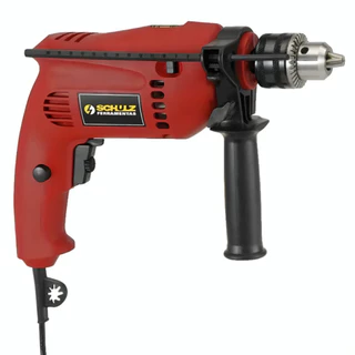 Furadeira De Impacto Schulz 1/2" 500w FI500 Cor Vermelho